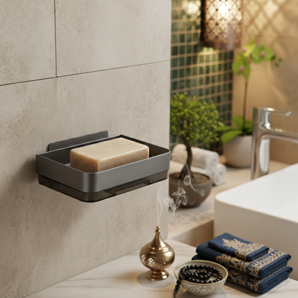 Edelstahl Seifenschale