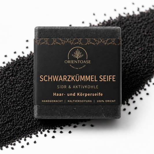 SCHWARZKÜMMEL & SIDR HAARSEIFE